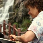 Tai Yun Mt. Red Rock Gorge Janet Sketching